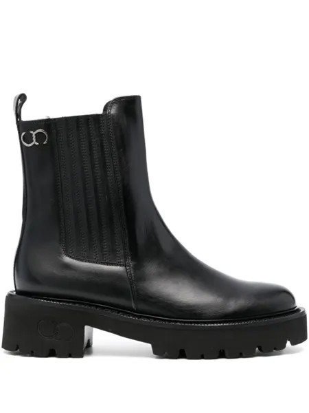 Casadei ботинки с логотипом, черный