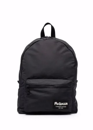 Alexander McQueen рюкзак с нашивкой-логотипом
