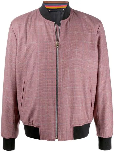 PAUL SMITH бомбер в клетку