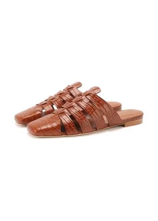 Кожаные сабо Diana x Deveaux Malone Souliers