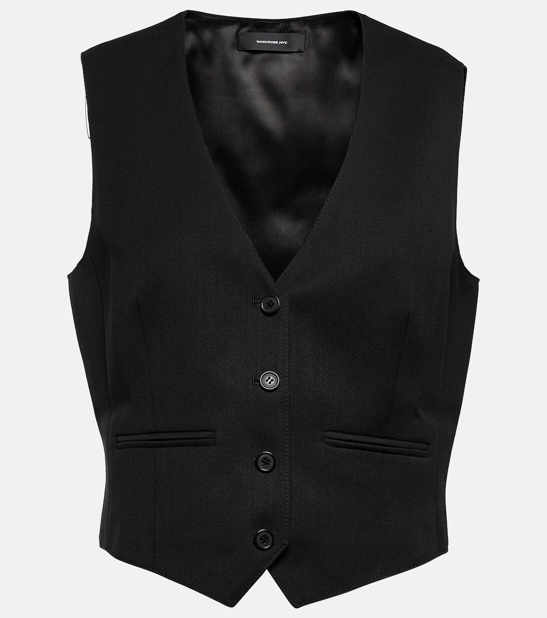 Шерстяной жилет Wardrobe.NYC, черный