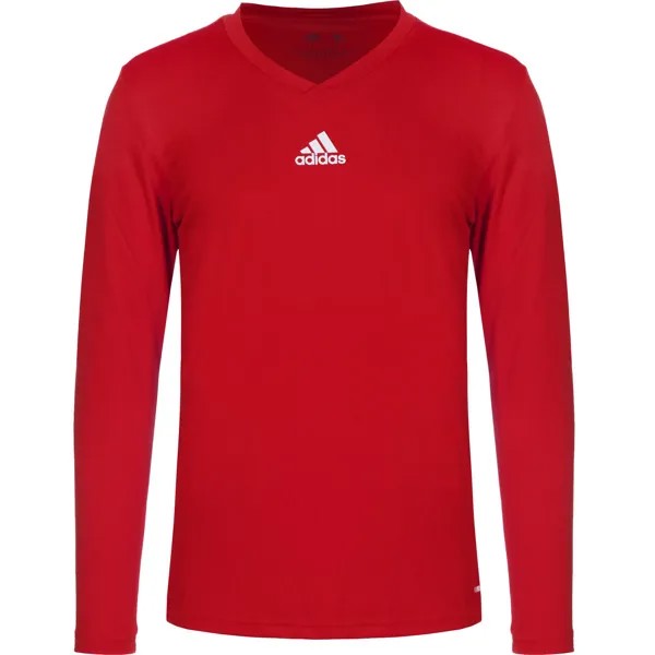 Лонгслив adidas Performance Team Base, красный
