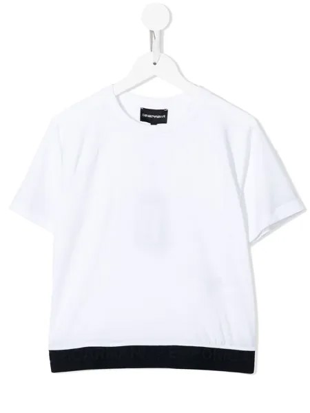 Emporio Armani Kids футболка с логотипом