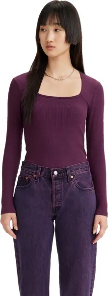 Лонгслив женский Levi's A4757 фиолетовый S