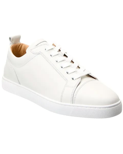 Christian Louboutin Louis Junior Кожаные кроссовки, белый