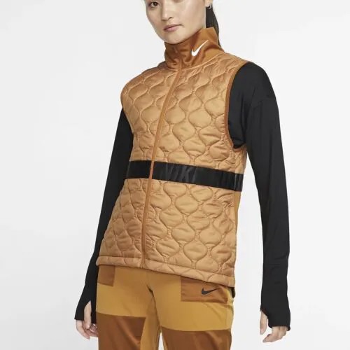 Жилет для бега Nike Aerolayer Thermore (женский размер M) Burnt Sienna Jacket Elite