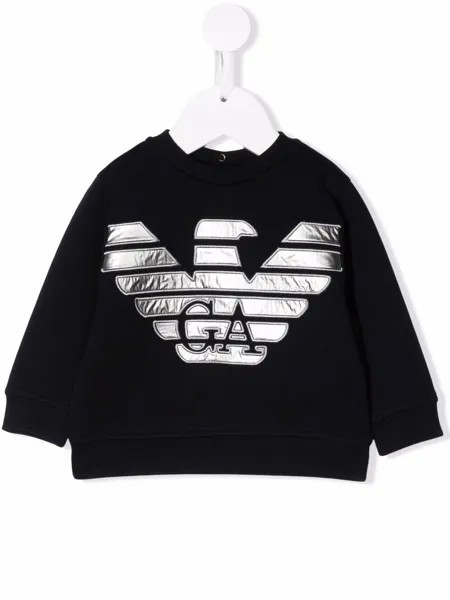 Emporio Armani Kids толстовка с логотипом