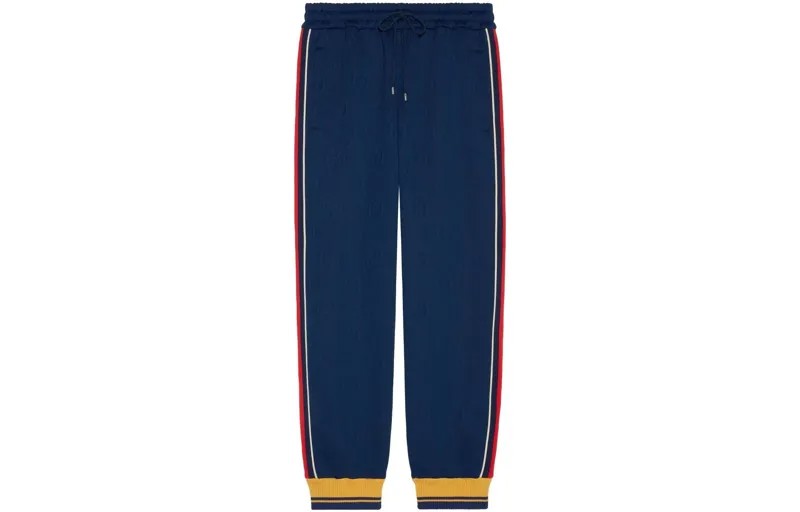 Мужские трикотажные спортивные штаны GUCCI, цвет Blue
