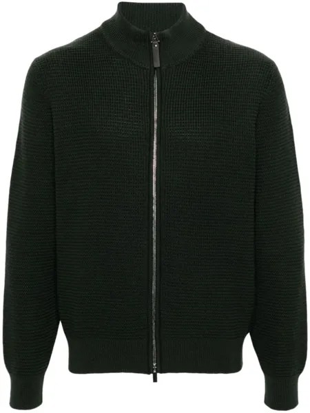 Canali шерстяной кардиган, зеленый