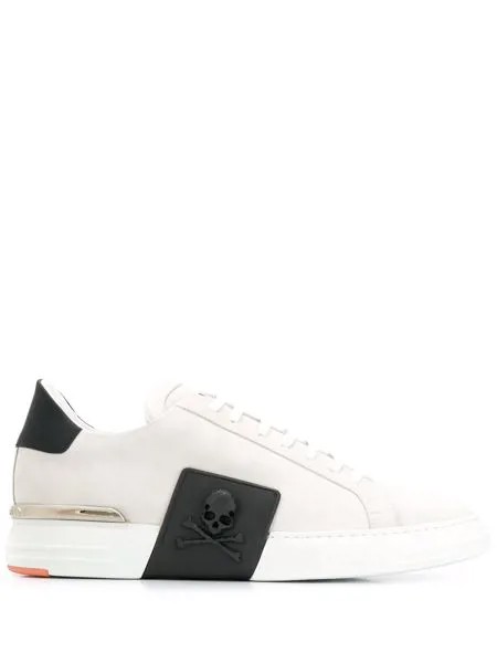Philipp Plein кеды с декором Skull
