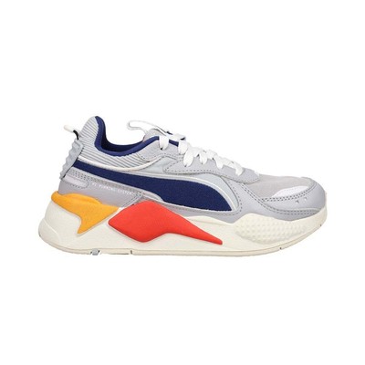Серые кроссовки для мальчиков Puma RsX New Heritage на шнуровке, повседневная обувь 39057801