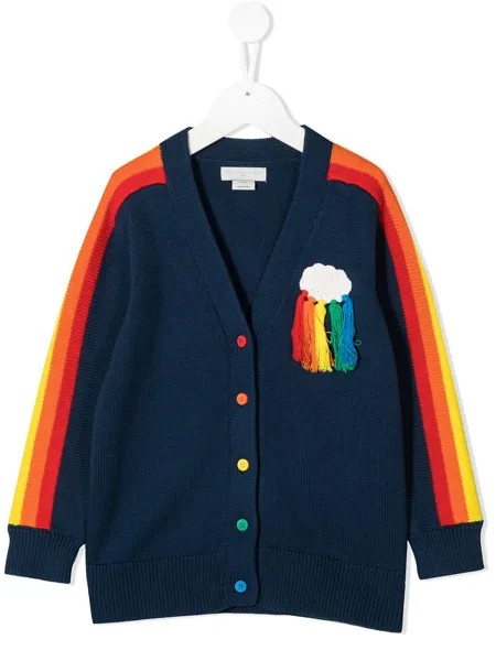 Stella McCartney Kids кардиган с разноцветными вставками