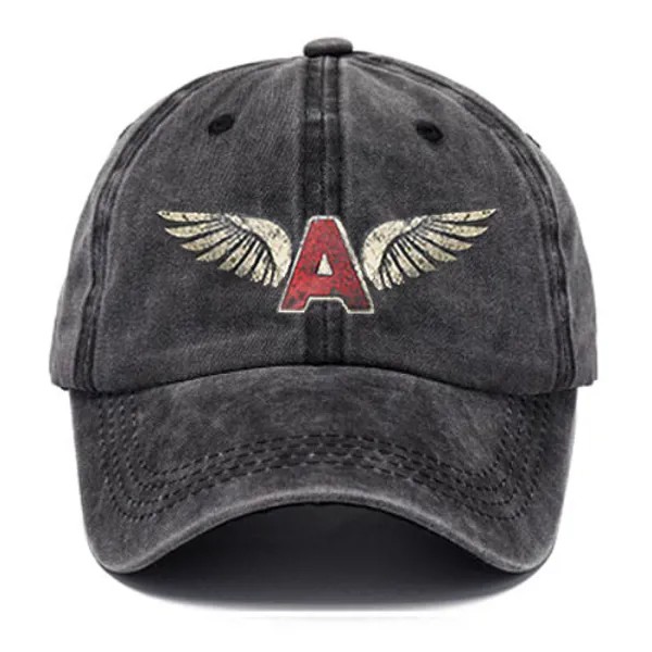 Мужская кепка с принтом «Крылья ангела» для гонок на открытом воздухе