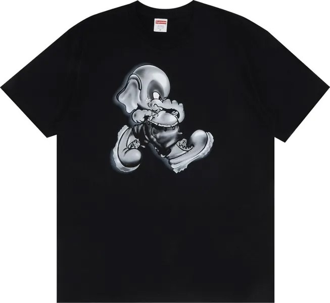 Футболка Supreme Elephant Tee 'Black', черный