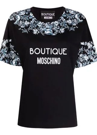 Boutique Moschino футболка с короткими рукавами и логотипом