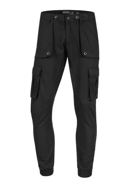 Обычные брюки-карго INDICODE JEANS Leonard, черный