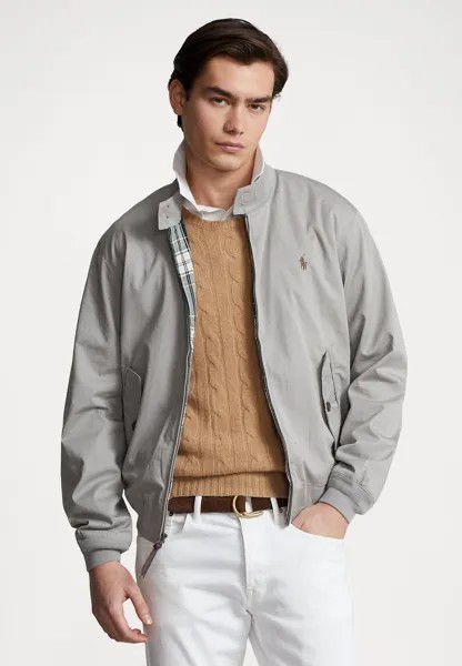 Куртка-бомбер ВЕТРОВКА Polo Ralph Lauren, серый туман