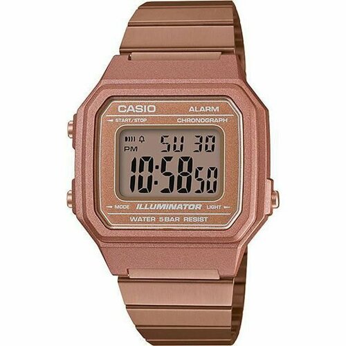 Наручные часы CASIO B650WC-5A, бежевый, золотой