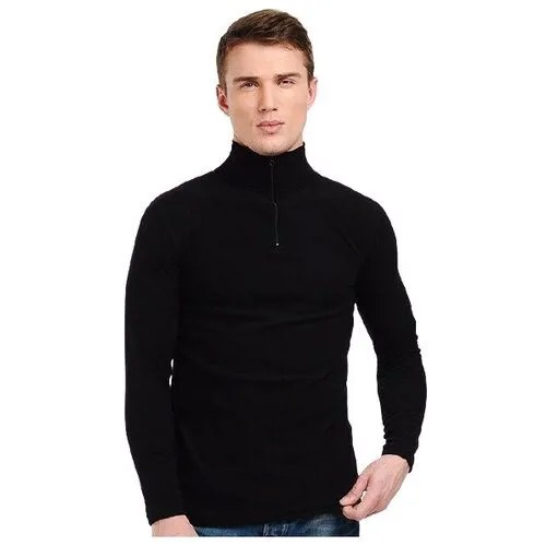 Водолазка на молнии Lopoma Fleece Comfort 3240 F из флиса, Черный, L