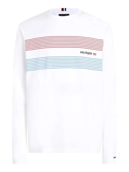 Лонгслив Tommy Hilfiger 1985, белый