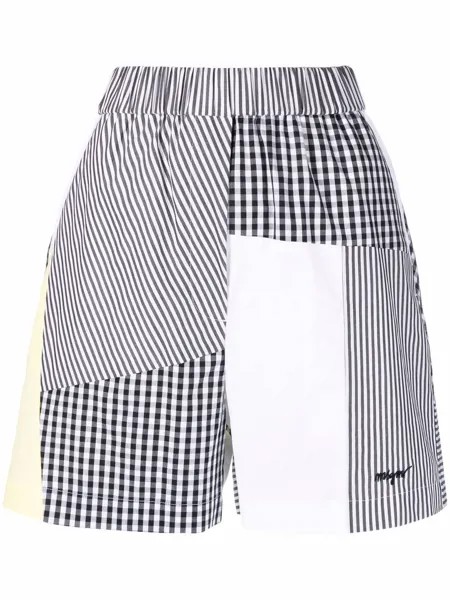 MSGM шорты в технике пэчворк
