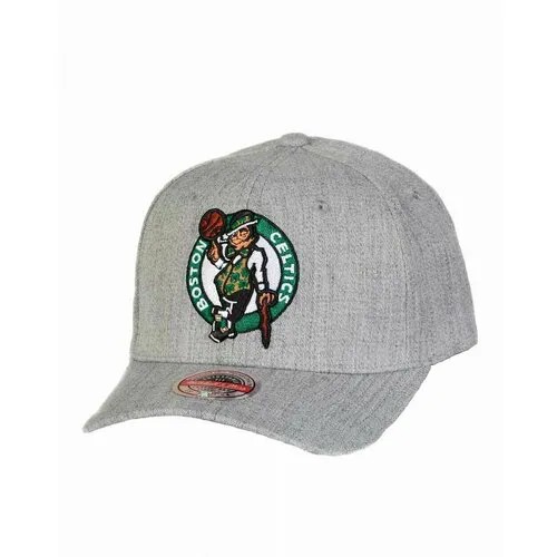 Бейсболка Mitchell & Ness, размер one size fits all, серый