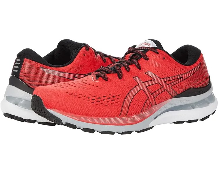 Кроссовки ASICS GEL-Kayano 28, цвет Electric Red/Black