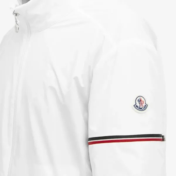 Moncler Ruinette Микро-мягкая нейлоновая куртка, белый