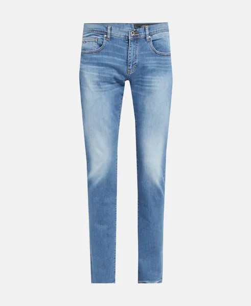 Прямые джинсы Armani Exchange, светло-синий