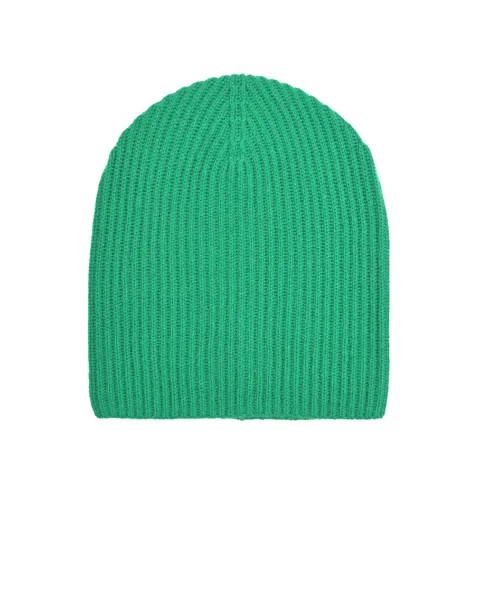 Зеленая шапка бини из кашемира Allude