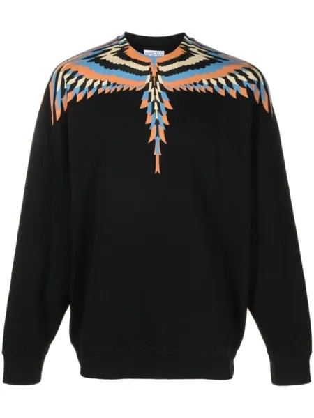 Marcelo Burlon County of Milan толстовка с принтом Optical Wings, черный