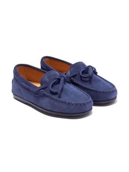 Tod's Kids лоферы с завязками