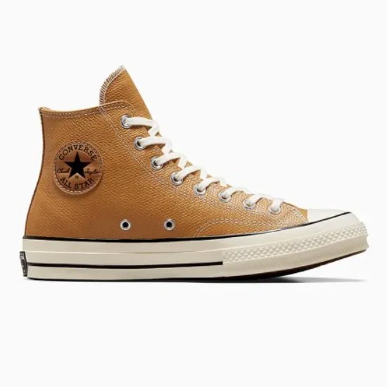 Высокие кожаные туфли Converse Chuck 70, цвет -quot;Золотой загар-quot; - A04580C Expeditedship