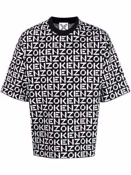 Kenzo monogram-print T-shirt