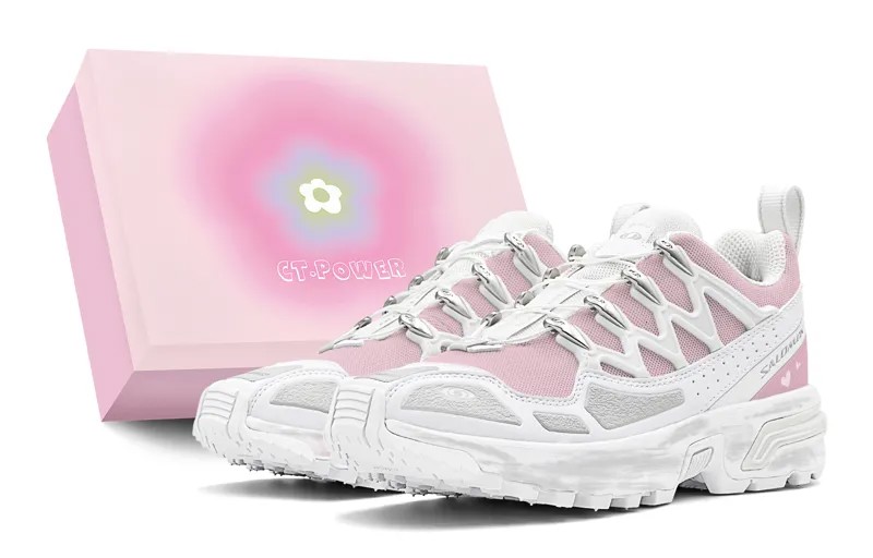 Кроссовки SALOMON ACS + Lifestyle Shoes Unisex Low-top Pink, розовый