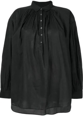Nili Lotan блузка с воротником-хенли