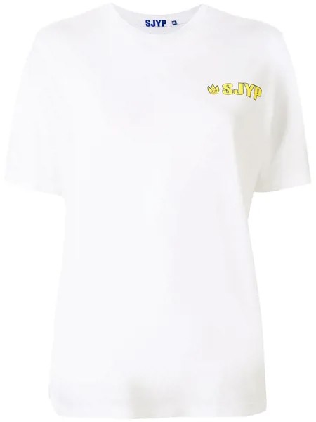 SJYP футболка с логотипом