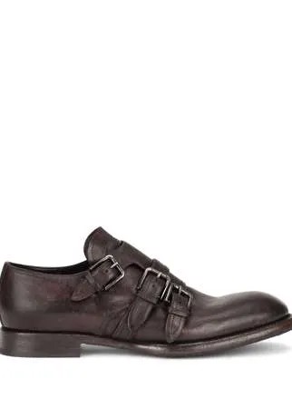 Dolce & Gabbana туфли монки с эффектом потертости
