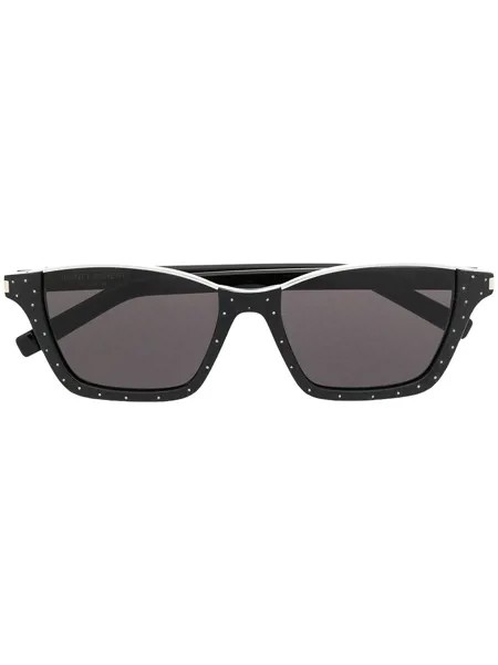 Saint Laurent Eyewear солнцезащитные очки Dylan в прямоугольной оправе