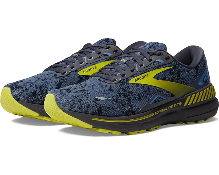 Кроссовки Brooks Adrenaline GTS 23, цвет Nine Iron/Folkstone/Sulphur
