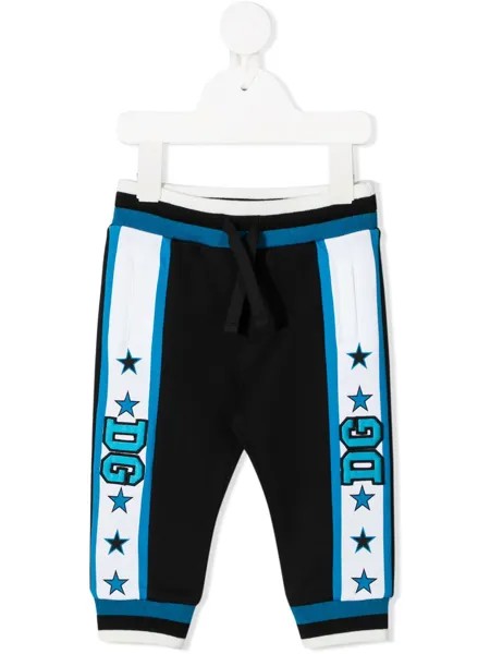 Dolce & Gabbana Kids спортивные брюки с вышитым логотипом