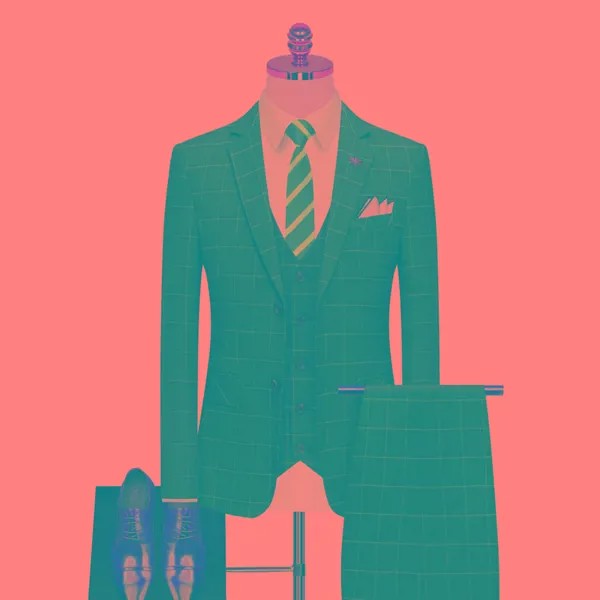 Новая двубортная клетчатая (костюмная жилетка и брюки) облегающая деловая модная профессиональная деловая одежда, много вариантов