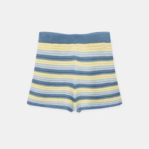 Шорты Pull&Bear Striped Crochet, мультиколор