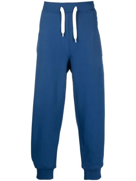 Emporio Armani спортивные брюки с кулиской, синий