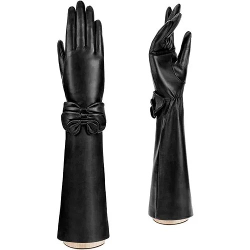 Перчатки ELEGANZZA, размер 6, черный