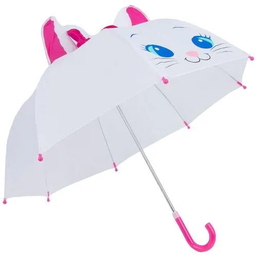 Зонт-трость детский Киска 46см.