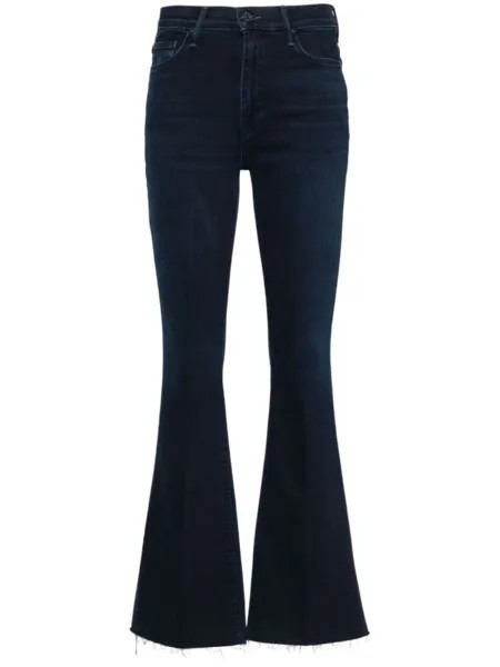 MOTHER джинсы bootcut The Weekender Fray, синий