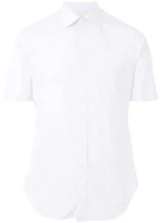 Kent & Curwen полосатая рубашка с короткими рукавами