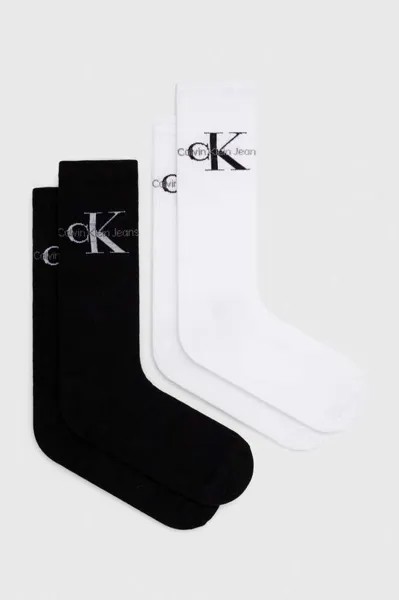 Носки , 4 пары носков Calvin Klein Jeans, черный