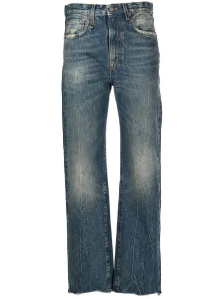 Прямые джинсы Dirty Kelly R13, синий